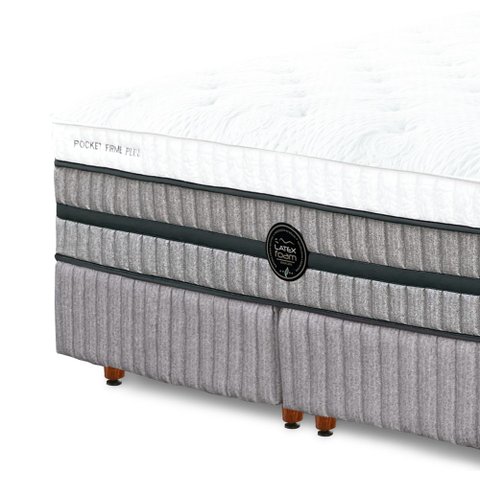 Colchão Queen Latex Foam de Látex Pocket Firme Plus - Box - 158x198cm