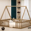 Ver imagem 2 de Cama Casal Montessoriana Valentina Nogueira