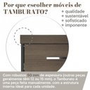 Ver mais imagens de Kit 2 Gaveteiros Executivo 3 Gavetas com Rodinhas e Chave para Escritório Marrom/Charuto/Preto Artany