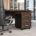 Ver imagem 2 de Kit 2 Gaveteiros Executivo 3 Gavetas com Rodinhas e Chave para Escritório