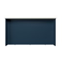 Ver imagem 5 de Bancada Ilha 200cm 100% MDF Cozinha Sevilha Azul/Órion/Cinza