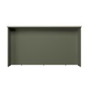 Ver imagem 5 de Bancada Ilha 200cm 100% MDF Cozinha Sevilha Verde/Hill/Cinza