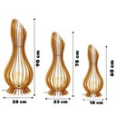 Ver imagem 5 de Abajur Grande de Chão Ana Maria Mdf Luminária - Mdf Cru-tamanho:kit com 3 - 90x28cm, 75x23cm e