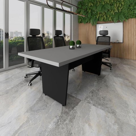 Mesa de Escritório 2,00m X 0,90m Pés Painel em V F5 Office
