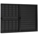 Ver imagem 3 de Janela Veneziana de Alumínio 3 Folhas 100x80cm com Grade Linha Modular Preto Esquadrias Bergamo