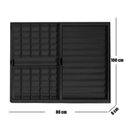 Ver imagem 2 de Janela Veneziana de Alumínio 3 Folhas 100x80cm com Grade Linha Modular Preto Esquadrias Bergamo