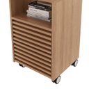 Ver imagem 5 de Kit 2 Gaveteiros com Ripado Rodízio 2 Gavetas 1 Nicho Me4175 Espresso Móveis