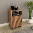 Ver mais imagens de Kit 2 Gaveteiros com Ripado Rodízio 2 Gavetas 1 Nicho Me4175 Espresso Móveis