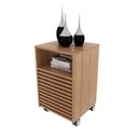 Ver imagem 3 de Kit 2 Gaveteiros com Ripado Rodízio 2 Gavetas 1 Nicho Me4175 Espresso Móveis