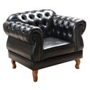 Ver imagem 7 de Conjunto Sofá Duquesa Chesterfield 3 Lugares + 2 Poltronas Preto
