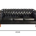 Ver imagem 2 de Conjunto Sofá Duquesa Chesterfield 3 Lugares + 2 Poltronas