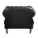 Ver mais imagens de Conjunto Sofá Duquesa Chesterfield 3 Lugares + 2 Poltronas Preto