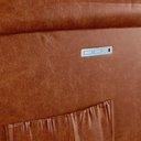 Ver imagem 7 de Poltrona do Papai Reclinável Sala de Cinema Madrid Elétrica Touch USB PU Caramelo Brilho G26 Gran Be