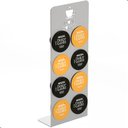 Ver imagem 1 de Suporte Porta Cápsulas de Café Inox Escovado 8 Cápsulas