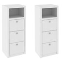 Ver imagem 1 de Kit 2 Gaveteiros 3 Gavetas para Pasta Suspensa Me4118