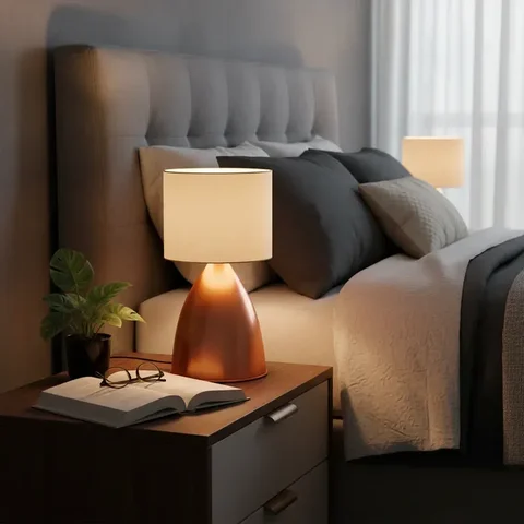 Abajur Luminaria de Mesa Clássico Moderno Elegante Bojudo Decoração Casa Sala Quarto Escritório