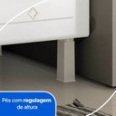 Ver imagem 7 de Balcão de Cozinha para Pia em Aço 4 Portas 2 Gavetas com Nichos 180cm Star New Branco