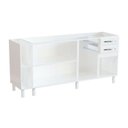 Ver imagem 5 de Balcão de Cozinha para Pia em Aço 4 Portas 2 Gavetas com Nichos 180cm Star New Branco