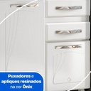 Ver imagem 6 de Balcão de Cozinha para Pia em Aço 4 Portas 2 Gavetas com Nichos 180cm Star New Branco