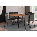 Ver imagem 7 de Cadeira de Cozinha Duo 1739 Aço Kit 2 Uni Cobre/linho Areia/courino Caramelo - Carraro