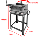 Ver imagem 3 de Forno de Pizza Industrial Grill de Cavalete À Gás com Infra Vermelho 45x45cm Inox - Mr Fogões