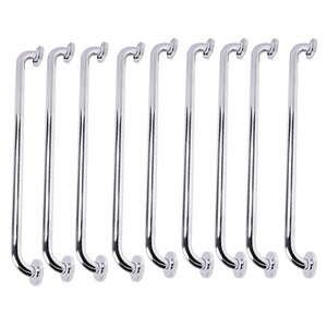 Alça Barra de Apoio Inox 70cm Kit 9 Unidades Idoso Cadeirante Deficiente Acessibilidade Banheiro Par