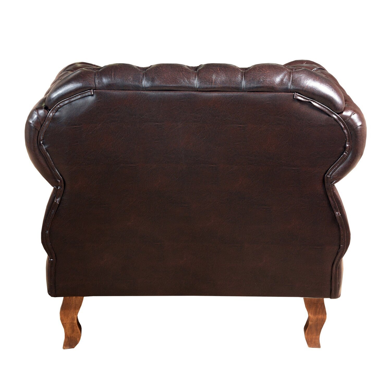 Sofá Duquesa Chesterfield Modulado 4 Lugares 2 Poltronas Decoração Sara Recepção - 9