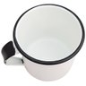 Caneca Esmaltada Xícara de Café Chá 400ml Caneca Agata Caneca Branca - 4