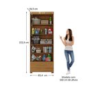 Ver imagem 3 de Armário Multiuso 100% MDF 2 Portas 1 Gaveta Smart Espresso Móveis Marrom/Cinamomo