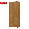 Armário Multiuso 100% MDF 2 Portas 1 Gaveta Smart Espresso Móveis - 4