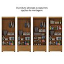 Ver imagem 5 de Armário Multiuso 100% MDF 2 Portas 1 Gaveta Smart Espresso Móveis Marrom/Cinamomo