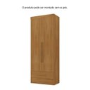 Ver imagem 6 de Armário Multiuso 100% MDF 2 Portas 1 Gaveta Smart Espresso Móveis Marrom/Cinamomo