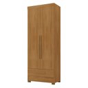Ver imagem 2 de Armário Multiuso 100% MDF 2 Portas 1 Gaveta Smart Espresso Móveis Marrom/Cinamomo