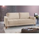 Ver imagem 2 de Sofá Orion 1,60m Veludo Bege Claro