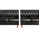 Ver imagem 5 de Sofá Duquesa Chesterfield Modulado 4 Lugares 2 Poltronas Decoração Sara Recepção Preto