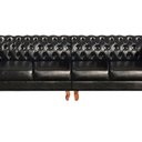 Ver imagem 4 de Sofá Duquesa Chesterfield Modulado 4 Lugares 2 Poltronas Decoração Sara Recepção Preto