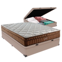 Ver imagem 1 de Cama Box Baú Casal e Colchão Ortopédico Anjos Star Molas