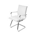Ver imagem 4 de Kit 4 Cadeiras Escritorio Interlocutor Design Italiano com Relax Corino 3304 Branco