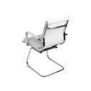 Ver imagem 5 de Kit 4 Cadeiras Escritorio Interlocutor Design Italiano com Relax Corino 3304 Branco