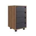 Ver imagem 4 de Kit 2 Gaveteiros 4 Gavetas Office