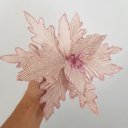 Ver imagem 3 de Flor Artificial Natal Rosa 25cm