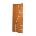 Ver imagem 3 de Kit com 2 Folhas de Porta Madeira Decorada 210x80cm Espessura 3,5cm Cantareira Marrom/Mogno MGM