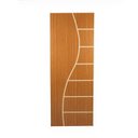 Ver imagem 2 de Kit com 2 Folhas de Porta Madeira Decorada 210x80cm Espessura 3,5cm Cantareira Marrom/Mogno MGM