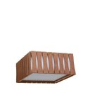 Ver imagem 1 de Plafon Adri Rq4004pfml Ripado Quadrado 40x40cm 4xe27 Cor:laser