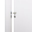 Ver imagem 5 de 5 Kits Porta de Madeira Lisa 215x84cm com Batente de MDF Ultra 16cm Melamínico Branco MGM