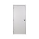 Ver imagem 4 de 5 Kits Porta de Madeira Lisa 215x84cm com Batente de MDF Ultra 16cm Melamínico Branco MGM