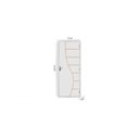Ver imagem 3 de 2 Kits Porta de Madeira Decorada 215x75cm com Batente de Aço 06cm Cantareira Branco MGM