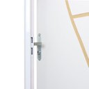 Ver mais imagens de 2 Kits Porta de Madeira Decorada 215x75cm com Batente de Aço 06cm Cantareira