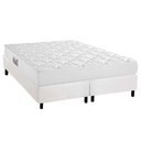 Ver imagem 1 de Conjunto Box Queen: Colchão Espuma Herval D45 Top + Base Crc Corano White (158x198)
