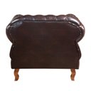 Ver mais imagens de Conjunto Sofá Duquesa Chesterfield 3 Lugares + 1 Poltrona Marrom Café